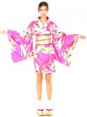 Hot Pink Mini Kimono