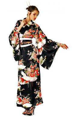 Elegant Black Kimono