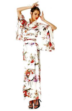 Luxurious White Kimono
