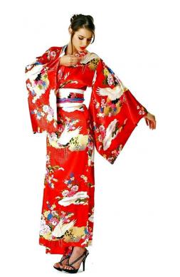 Red Geisha Kimono
