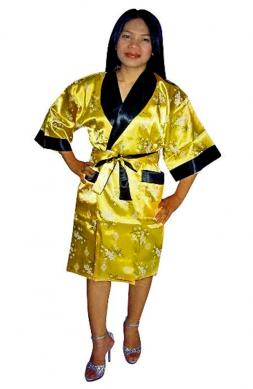 Yellow Kimono Robe