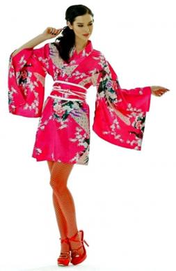 Pink Peacock Kimono