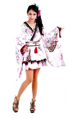 Sweet Pink Japanese Kimono
