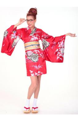 Short Red Kimono