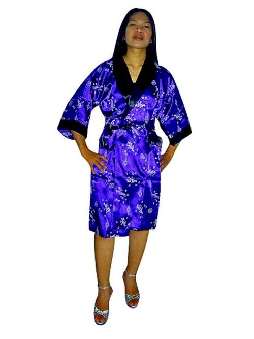 Elegant Silk Robe XL
