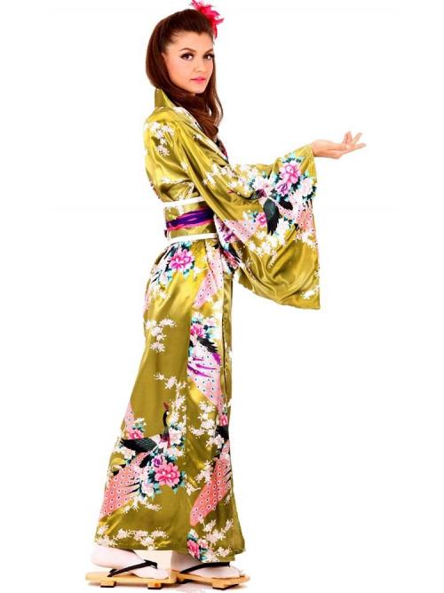 Green Kimono One Size