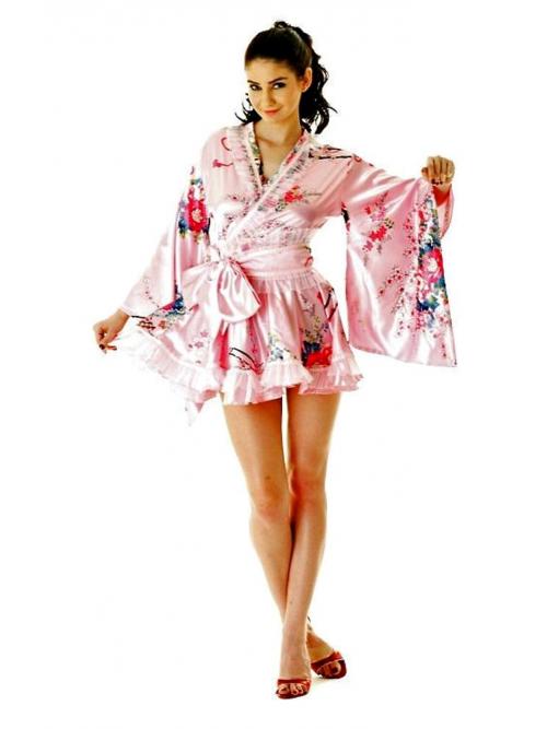 Soft Pink Kimono One Size
