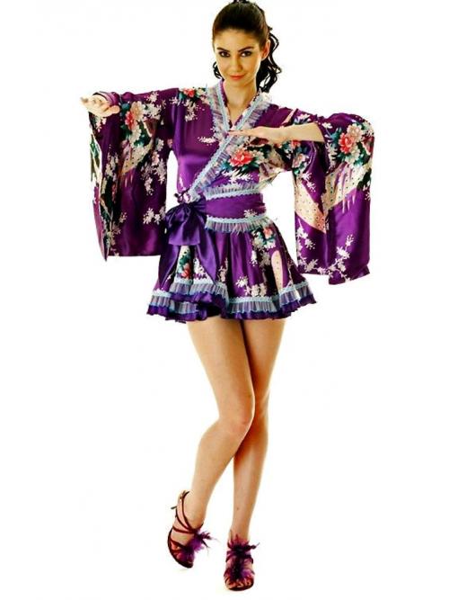 Ruffle Skirt Kimono One Size