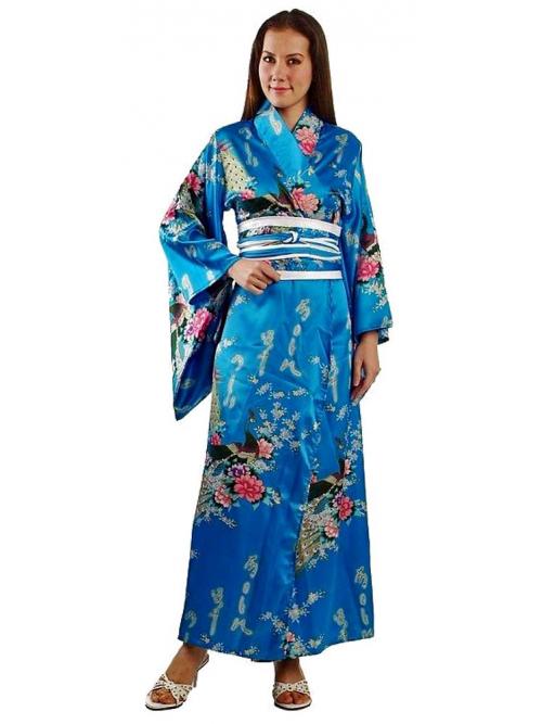 Peacock Kimono One Size