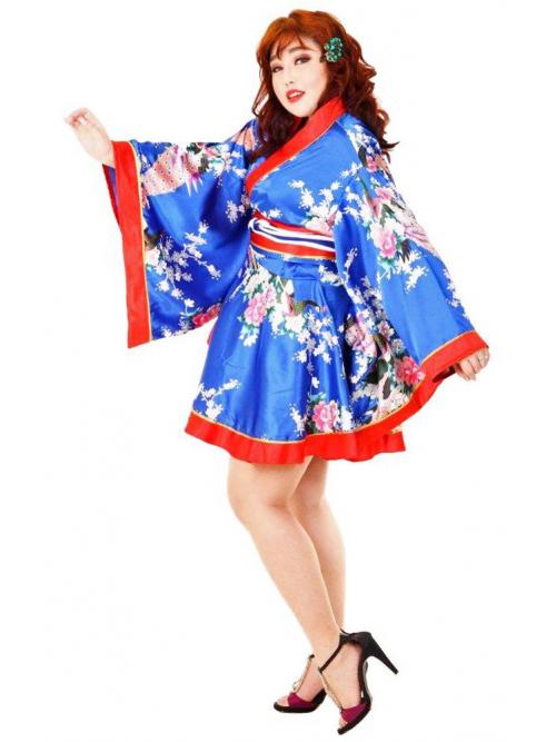 Sexy Plus Size Kimono 1X