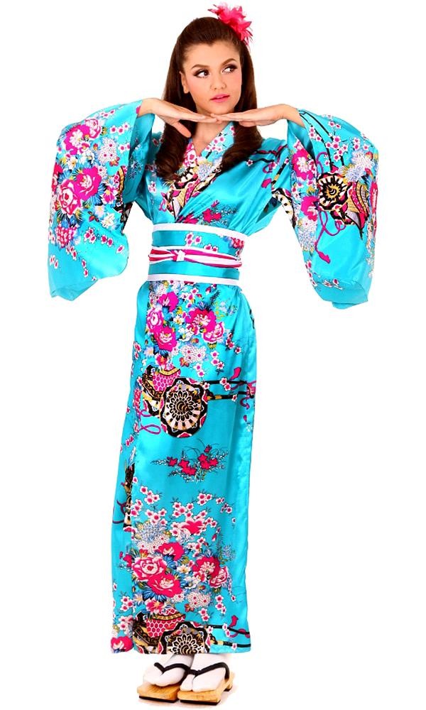 Blue Kimono Dress Long Kimono Kimono Online