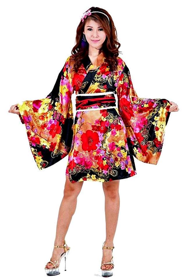 Vivacious Kimono Robe - Short Kimono - Kimono Online