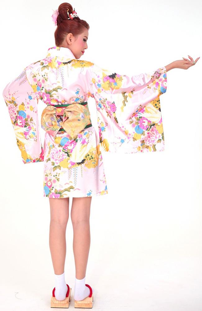 Amorous Pink Kimono Short Kimono Kimono Online