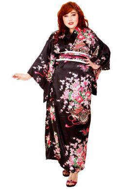 Sumptuous Black Kimono