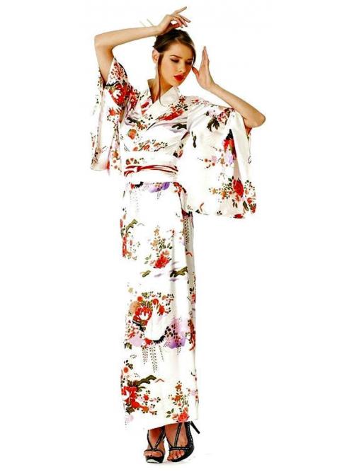 Luxurious White Kimono
