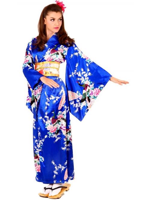 Egyptian Blue Kimono - Long Kimono - Kimono Online