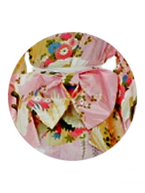 Pink Kimono Obi Bow One Size