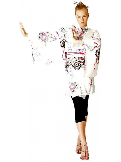 Delicate White Kimono One Size