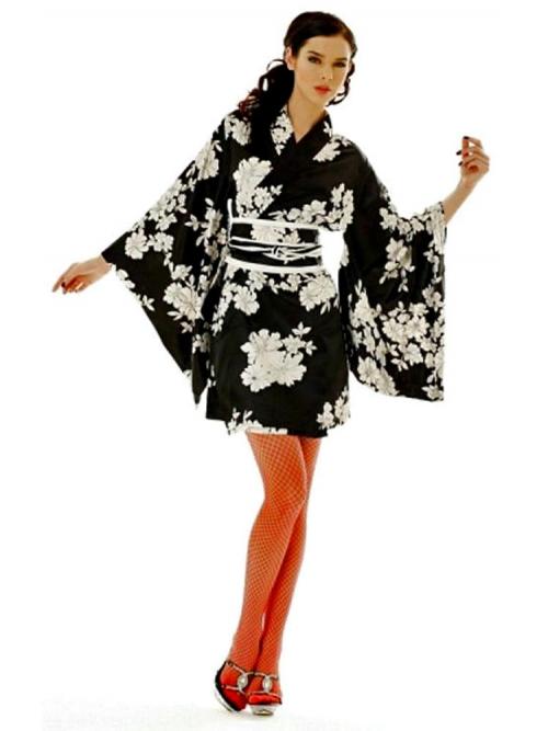 Elegant Floral Kimono One Size