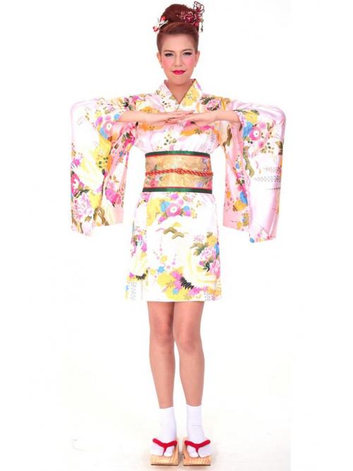 Amorous Pink Kimono One Size