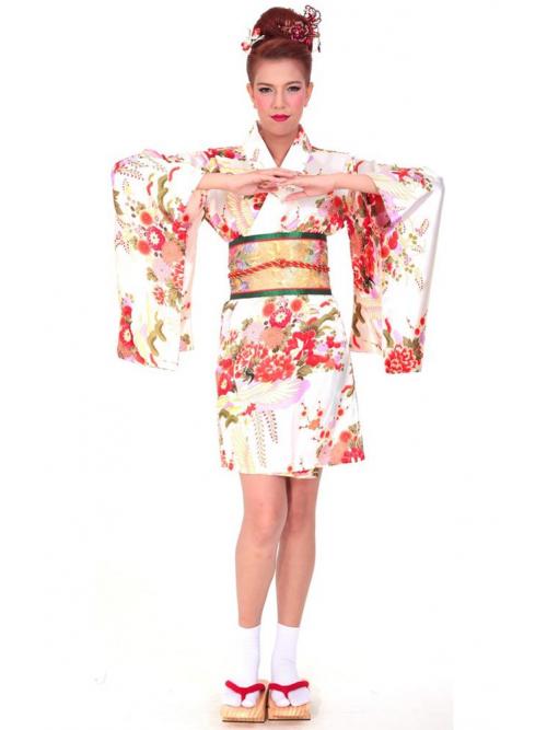 Chic White Kimono One Size