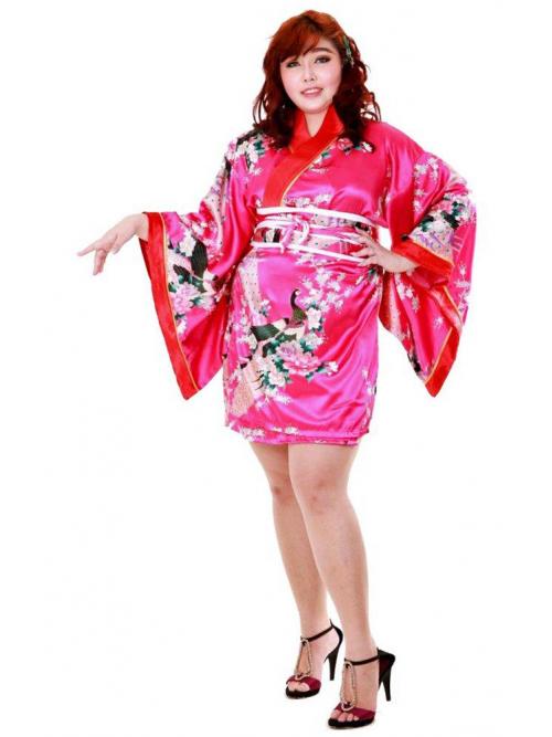 Exuberant Pink Kimono 2X