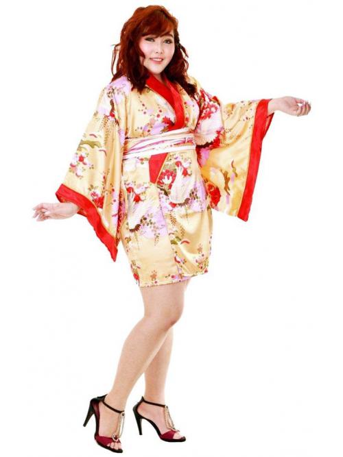 Halcyon Gold Kimono 1X