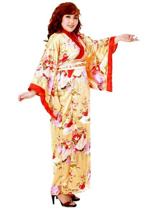 Lavish Gold Kimono 2X