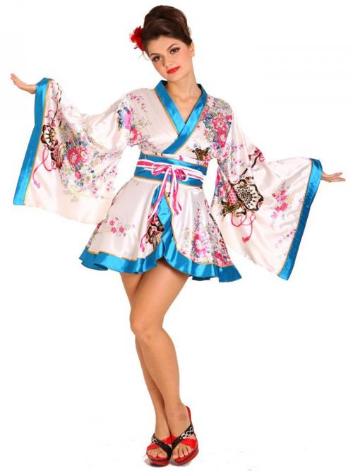 White Mini Kimono
